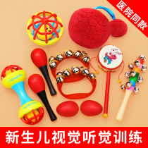  Baby toys Educational early education 3 newborn hand rattles Small babies two or three 2 months 0 one 1 year old 4 grip training 6