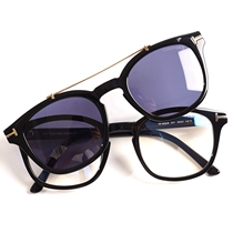 Tom Ford tomford glasses frame myopia men clip sunglasses Chen Zhen with glasses frame black TF5532B