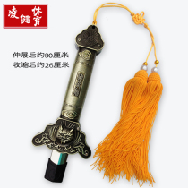 Taiji telescopic sword folding all stainless steel fitness performance morning exercise shrinkage men and women alloy plastic metal zinc alloy