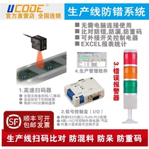 U420 two-dimensional code comparison scanner mixing production line high-speed scanning error prevention detection