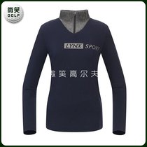 Special 2020 autumn Korean golf suit womens LYN * half chain printing long sleeve T-shirt GOLF