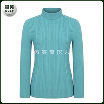 Special 2020 Autumn and winter Korean golf suit WOMENs high collar vertical stripe pullover sweater GOLF