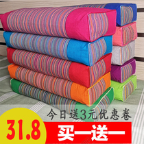 Old Coarse Cloth Buckwheat Leather Pillow Double Buckwheat Pillow Pillow Core Buckwheat Hull Square Pillow Pair of neck cervical spine pillow Single
