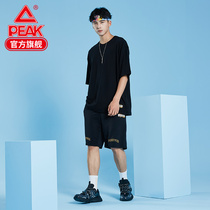 Peak brand mens shorts summer new fashion basketball six-point pants casual and breathable loose sports pants big pants