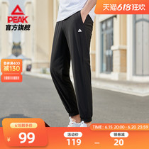 Pike Men Pants Officer Net Knitted Trousers Mens Summer New Loose Straight Drum Pants Sports Men Running Casual Pants