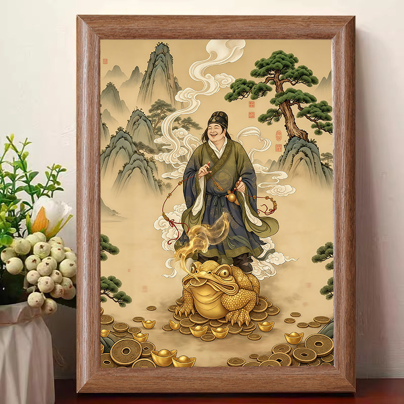 刘海戏金蟾挂画-刘海戏金蟾挂画促销价格、刘海戏金蟾挂画品牌- 淘宝