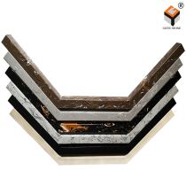 Solid marble breakwater diamond Eight-word rhombus multilateral integrated without splicing Shanghai shower room bathroom stone base