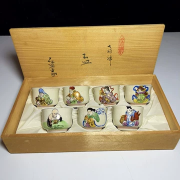 七福神七客 Amazon.co.jp: 西陣 Twill Blush 掛軸 七福神 西陣織 : Home