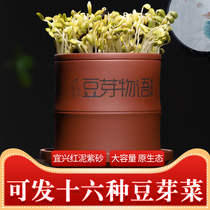 Hair bean sprout machine household bean sprout basin bean sprout artifact automatic purple sand bean sprout can green and safe food grade