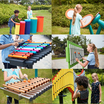 Outdoor Percussion Musical Kindergarten Children Beat Music Park Scenic Area Outdoor Handbeat Drum