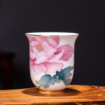 Master pure hand-painted gilt craft founder provincial master Xiao Jianhui national color Tianxiang tea cup tea cup