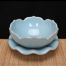  Ru porcelain Tianqing enamel tea leakage tea filter Chinese ceramic craft master Zhao Zhiqiang origin Agate glaze boutique