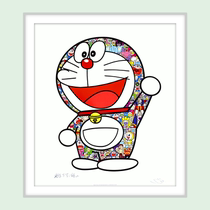 Trend print] Takashi Murakami limited printHip Hip Hurrah pro-signed fidelity spot