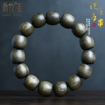 (Selected leakage) 10 9g old material Brunei agarwood drum beads Buddha beads hand string oil line clear fragrance first-class
