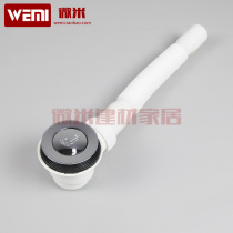 Integral shower room bottom basin water drain bathtub deodorant type drain pedal press bounce type deodorant water drain