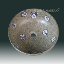 Classical art ceramic wash basin Environmental protection fashion sanitary ware Wash basin Classical elegant bathroom basin