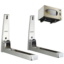 Stainless steel kitchen microwave oven bracket oven rack pylon microwave shelf thickened