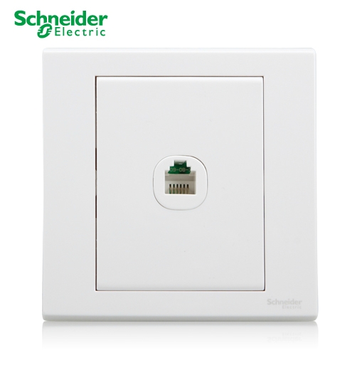 Schneider socket Ruyi series switch socket agent genuine telephone socket RJ11 socket