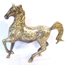 Pakistani handicrafts direct selling Pakistani bronze bronze carved animals 20 inches high-end gifts