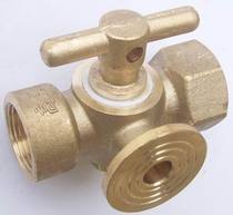 Boiler Cork three-way cock pressure gauge joint copper valve