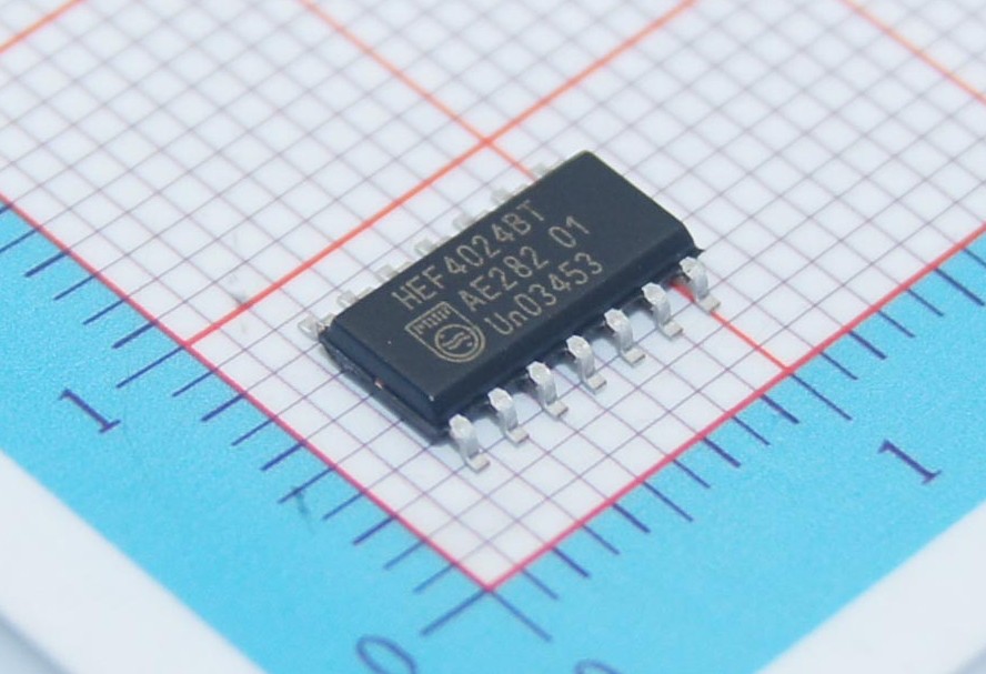 4000 Series Logic Chip | HEF4024BT SOP14 Counter, New Binary NXP Original