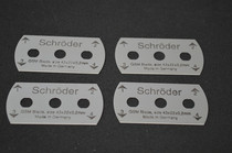  Imported from Germany Schroder sampler blade double-sided blade gram gauge three-hole blade