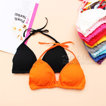 Girl breast wrap chest chest sexy strap bikini underwear with chest pad bra student cotton corset without steel ring