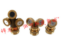 Low price wholesale 4 points agricultural copper single spray nozzle sprayer nozzle lawn sprinkler cooling Atomization Nozzle