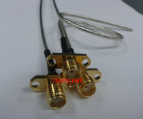  SMA-KFB2 RF coaxial RG405 single-head semi-flexible test line SMA mastering flange fixed microwave single-head line