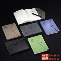 PU Flat Notebook 32K Indigo Corporate Office Supplies Business Gifts Customised Low Volume