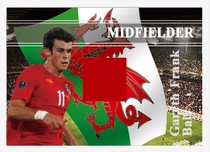 Wales Monochrome Planet Card Bell