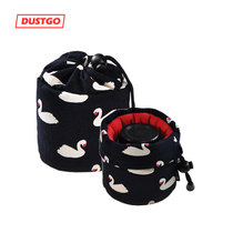 DUSTGO privately customized various brand lens cylinder lens bags effectively fit to protect your lens