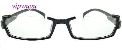 taobao agent Free shipping Vipshop Black lower frame glasses/inverted glasses green room/Xuanjin COS universal props