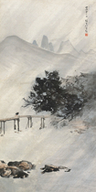 Art micro - spray Lixiong Talents wind and rain return 30x60 cm