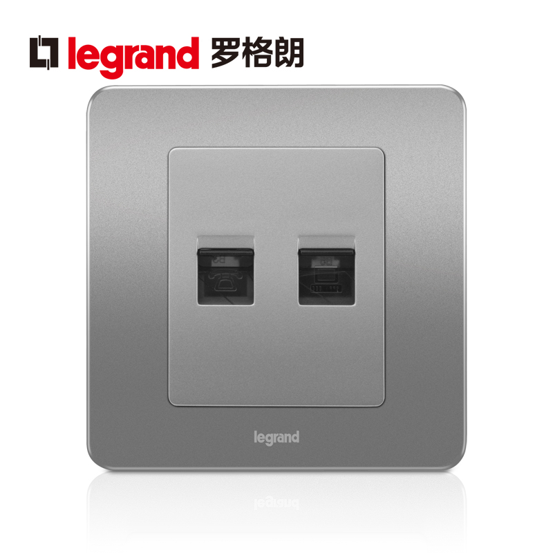 Rugrang Switch Socket Panel Fugative Alcohol Sand Steel Telephone Network Speech Signal 86