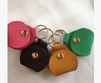  Leather paddles bag Guitar accessories Guitar paddles bag paddles keychain Key ring Multicolor