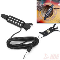  Pickup Acoustic guitar pickup Free hole sound hole Acoustic guitar pickup comes with a cable