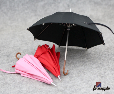 taobao agent 1/6 soldier BJD FR Barbie Momoko and other 6 -pointers can use umbrella model red/pink/black