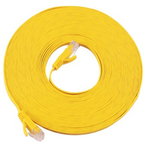 Yamazawa (SAMZHE) SZ-630YL ultra-six-class one thousand trillion super flat cable yellow 30 m