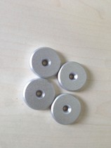 Round 28mm aluminum profile gland with diameter 28mm and height 5mm