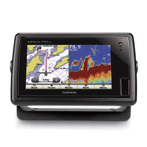 Garmin GPSMAP 721xs Multi-function marine GPS sonar navigation chart fish finder