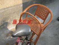 New self-produced hand-woven child seat bicycle bicycle back seat Small chair Self-produced and sold special price