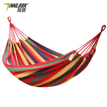 Hammock outdoor camping swing indoor single double padded canvas hammock student bedroom dormitory anti-rollover hanging chair