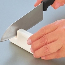 Japan imported Creative kitchen portable grindstone cutter polisher fixed angle sharpener block Bar