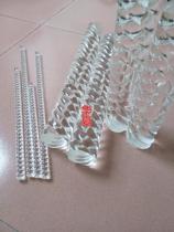 Rotating plum thread twisted transparent plexiglass rod diameter 10mm length 2 m acrylic rod light guide column
