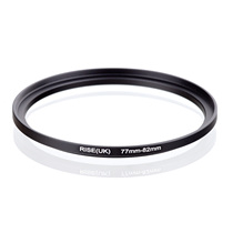 High quality metal filter adapter ring small turn large forward ring 77mm-82mm adapter ring