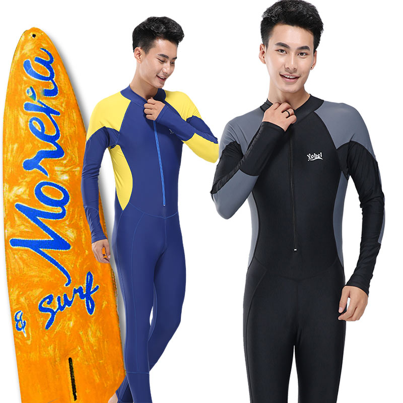 18 New Men's Long Sleeve Linkage Diving Suit Snorkeling Suit Fast Dry Sunscreen Zipper Surfing Winter Swimming Warm Swimming Suit
