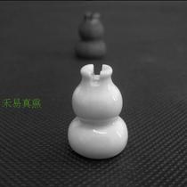 Mascot ceramic gourd incense insert black and white two-color plate incense bracket thread incense socket wholesale price another discussion