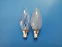 E14 E27 candle bulb pointed bubble crystal lamp special bubble decorative bulb transparent frosted bulb