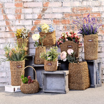 Vase Basket Creative Fashion Personality Office Pendant hipster Anti-True Flower Dried Flower Decoration Flower Desktop